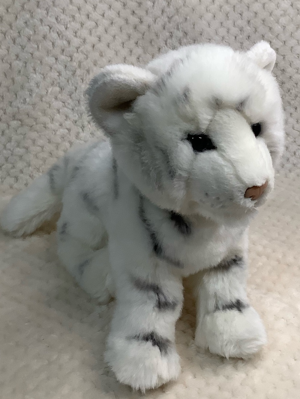 Douglas Plush Silky White Tiger Cub 1870 Stuffed Animal Toy